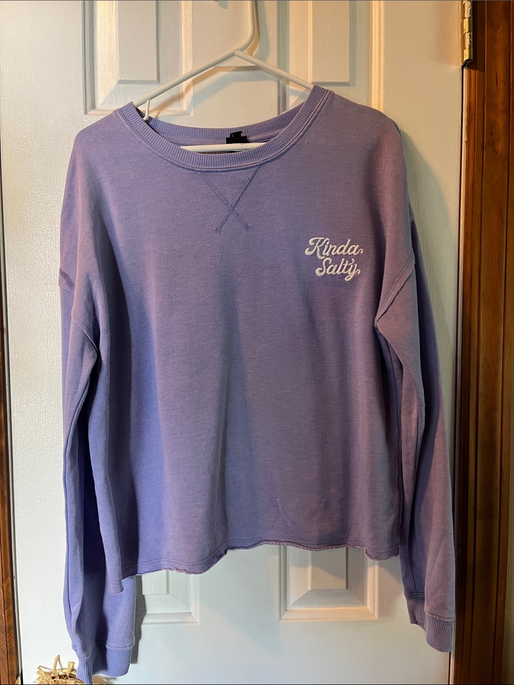 art class Lavender 'Kinda Salty' Crewneck Sweatshirt